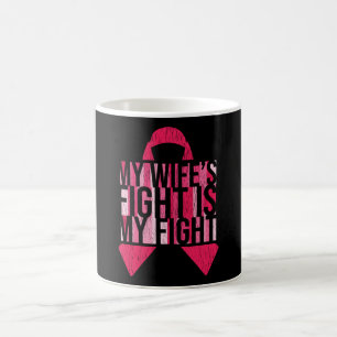 Mug Conscientisation du Cancer du Sein Mari Épouse Lut