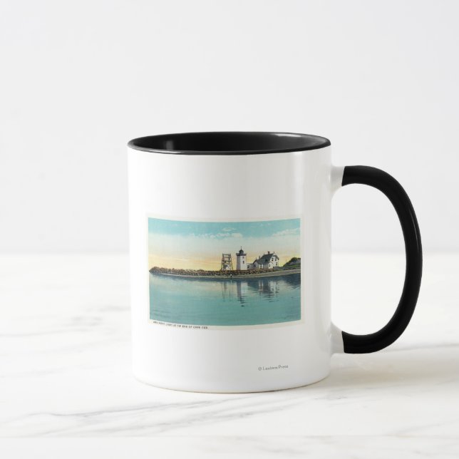 Mug Conseil de fin Cape Cod Vue de Long Point (Droite)