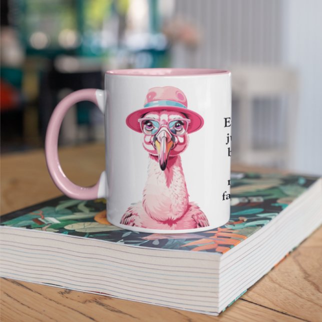 Mug Conseil Drôle D'Un Flamant rose (Créateur téléchargé)