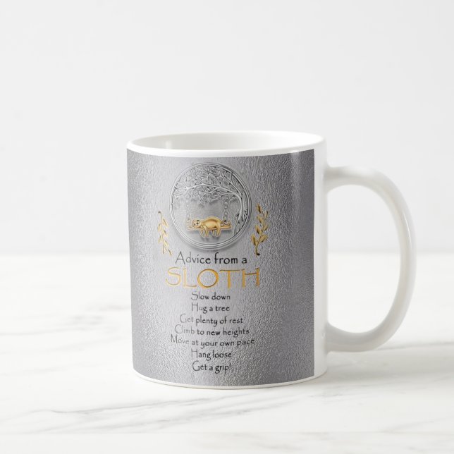 Mug Conseil d'un amoureux paresseux Noël Cadeaux jungl (Droite)
