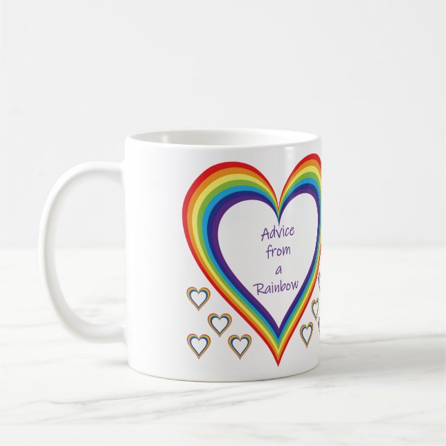 Mug Conseil d'une boue arc-en-ciel (Gauche)