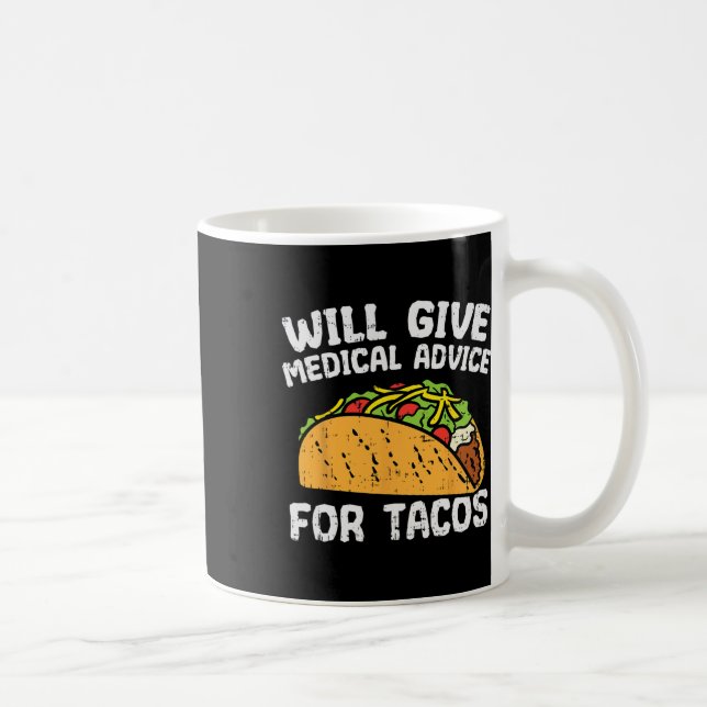 Mug Conseil Médicale Pour Tacos Mexicain Cinco De Mayo (Droite)