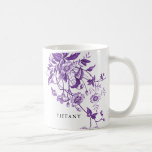 Mug Conseil vintage de Fête des mariées Florale Toile