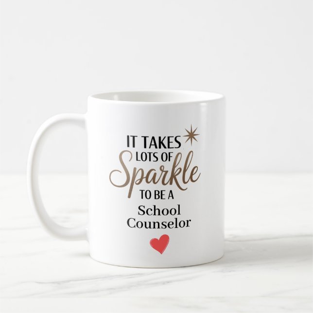 Mug Conseiller d'orientation personnalisé de l'école S (Gauche)
