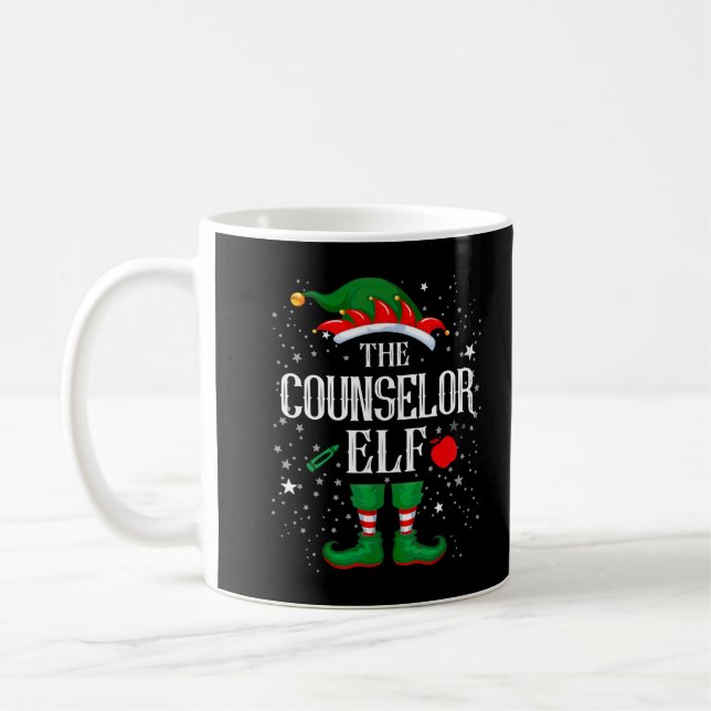 Mug Conseiller enseignant ELF Joyeux Noël Noël Noël No (Gauche)