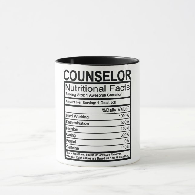 Mug Conseiller - Faits nutritionnels (Centre)