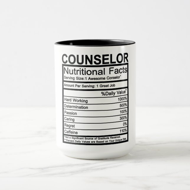 Mug Conseiller - Faits nutritionnels (Centre)