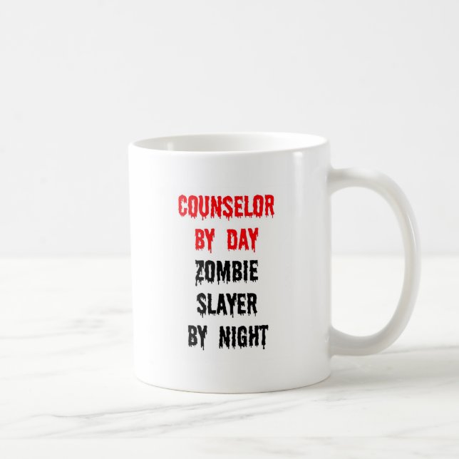 Mug Conseiller par jour Zombie Slayer par nuit (Droite)