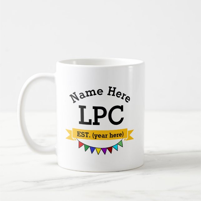 Mug Conseiller professionnel agréé LPC personnalisé (Gauche)