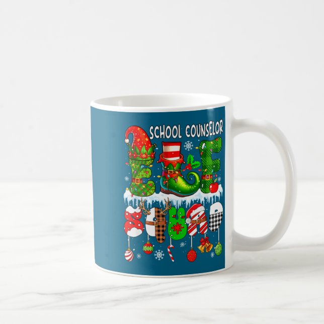 Mug Conseiller Scolaire Elfe Équipe Xmas Chapeau D'elf (Droite)