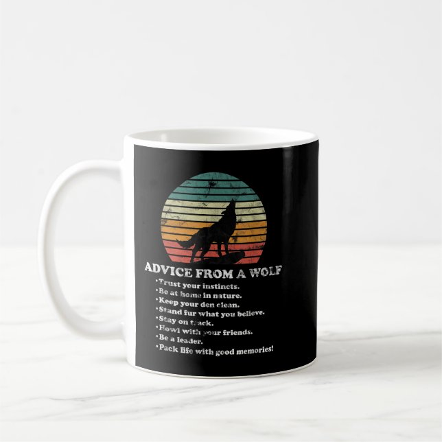 Mug Conseils d'un loup (Gauche)