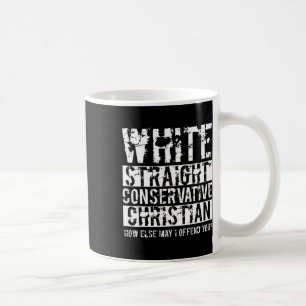 Mug Conservateur chrétien blanc hétéro Comment puis-je