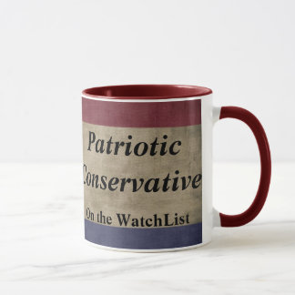 Mug Conservateur patriote sur le Watchlist