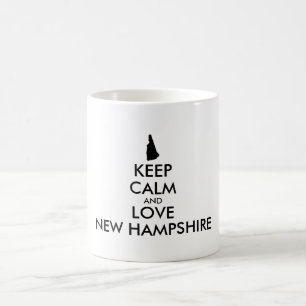 Mug CONSERVER CALME et AMOUR NOUVEAU HAMPSHIRE