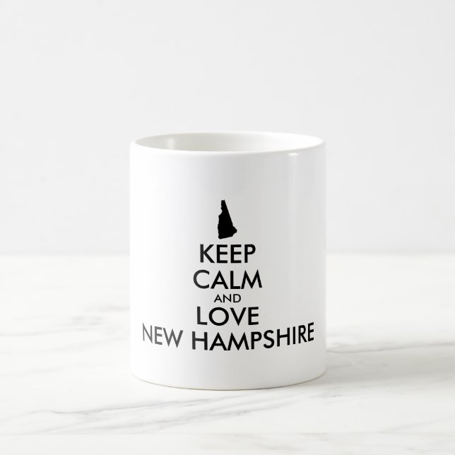 Mug CONSERVER CALME et AMOUR NOUVEAU HAMPSHIRE (Centre)