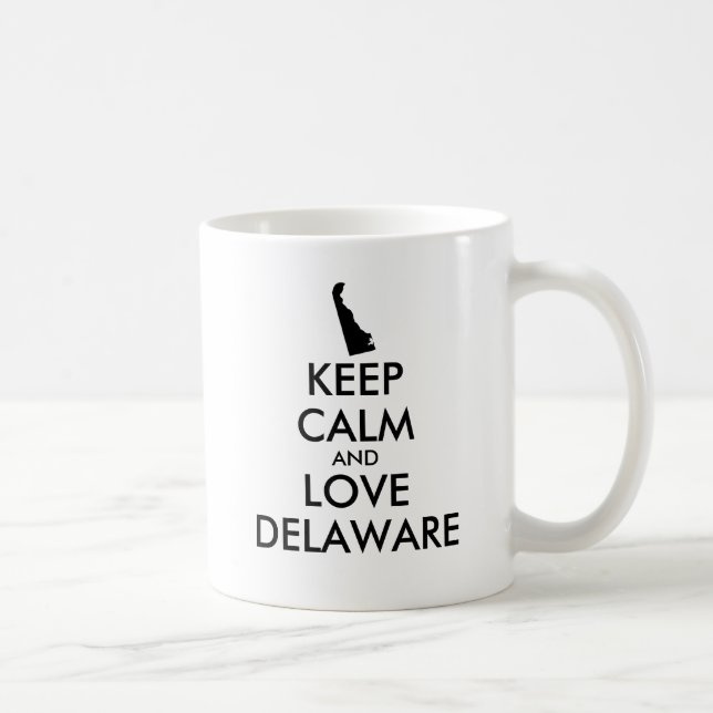 Mug CONSERVER CALME et DÉLAI D'AMOUR personnalisables (Droite)