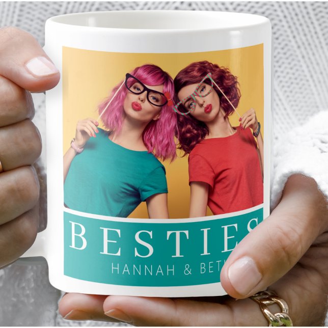 Mug Conserver l'amitié des quartiers modernes Photo (Créateur téléchargé)