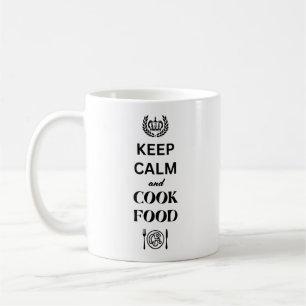 Mug Conserver le calme et cuire la viande