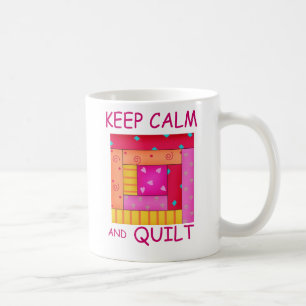 Mug Conserver le calme et la surface composée bloc de