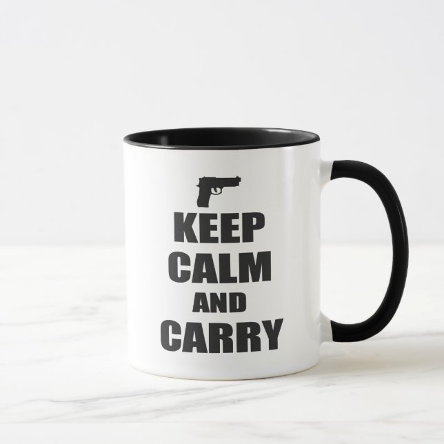 Mug Conserver le calme et le transport (Droite)