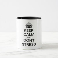 Conserver le calme et NE PAS STRESS - texte person