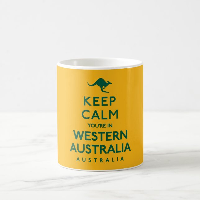 Mug Conserver le calme Vous êtes en Australie-Occident (Centre)