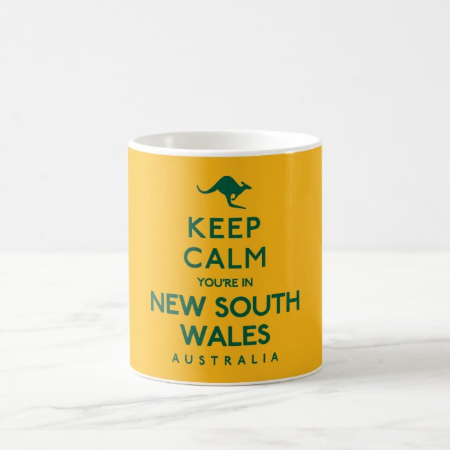Mug Conserver le calme Vous êtes en Nouvelle-Galles du (Centre)