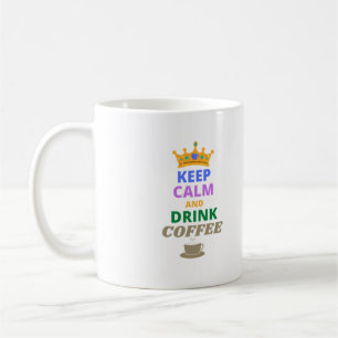 MUG CONSERVEZ CALME ET CAFÉ À BOIRE