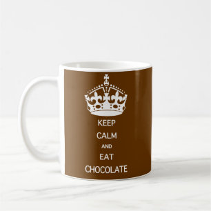 MUG CONSERVEZ LE CHOCOLAT DE MANGE CALME