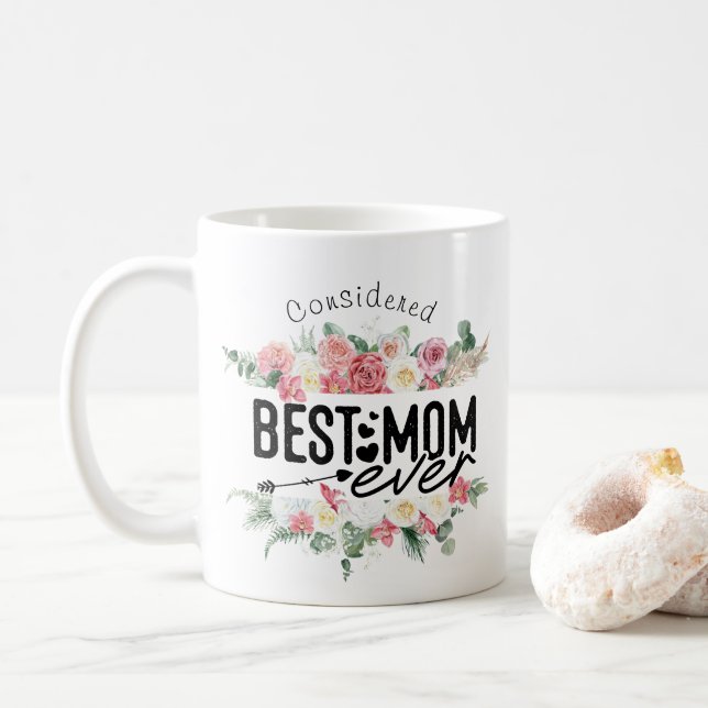 Mug Considérée comme la meilleure maman jamais personn (Avec donut)