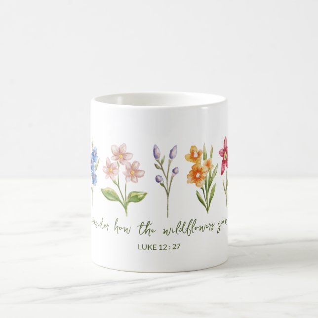 Mug Considérez comment les fleurs sauvages poussent (Centre)