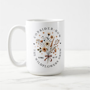 Mug Considérez comment les lis poussent Chrétien