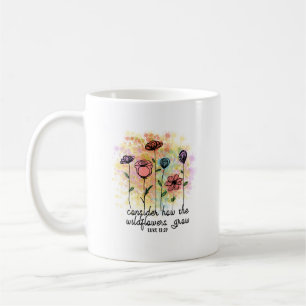 Mug Considérons la croissance des Fleurs sauvages