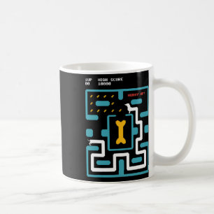 Mug Console de jeu vidéo rétro Chien d'arcade des anné