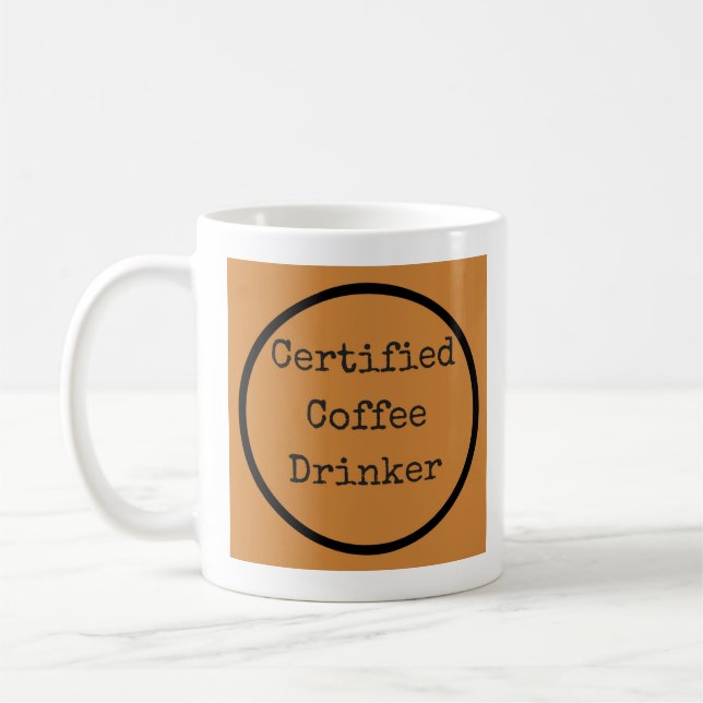 Mug Consommateur de café certifié (Gauche)