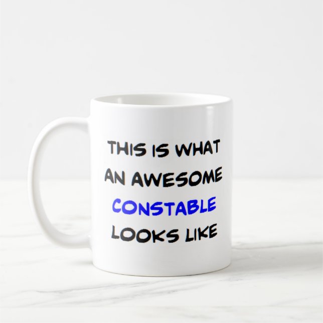 Mug constable, génial (Gauche)