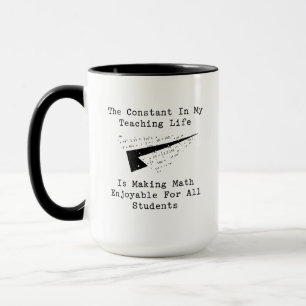 Mug Constante dans l'enseignement : Rendre les mathéma