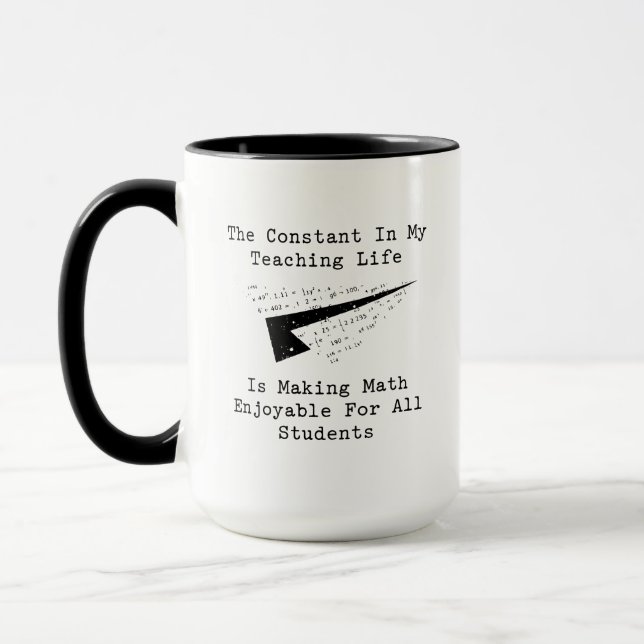 Mug Constante dans l'enseignement : Rendre les mathéma (Gauche)