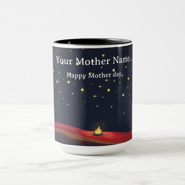 Mug Constellation autochtone de campement étoilé à poi (Centre)