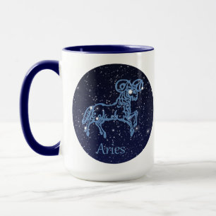 Mug Constellation du Bélier et signe du zodiaque avec