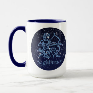 Mug Constellation du Sagittaire & Signe du zodiaque av