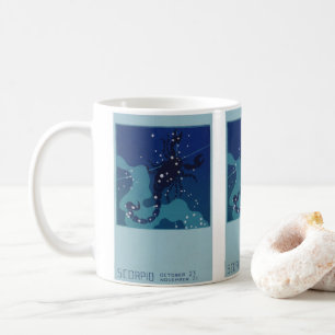 Mug Constellation du Scorpion, Astrologie du Zodiaque 