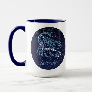 Mug Constellation du Scorpion et signe du zodiaque ave