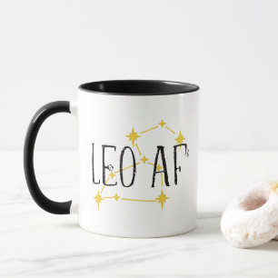 Mug constellation LEO AF et symboles Sun & Lion