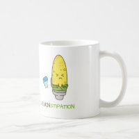 Constipation de maïs dans l'humour de Punny de