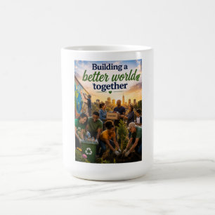Mug Construire un monde meilleur ensemble