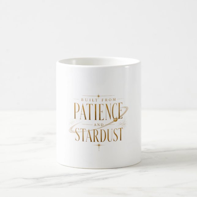 Mug Construit à partir de la patience et de la poussiè (Centre)