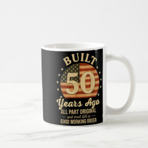 Mug Construit il y a 50 ans Drôle de 50e anniversaire