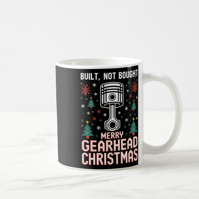 Mug Construite pas acheté Piston Funny Joyeux Tête d'e (Droite)