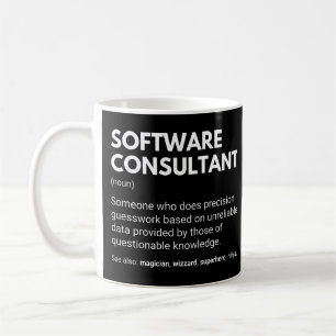 Mug Consultant en logiciel Définition de travail drôle